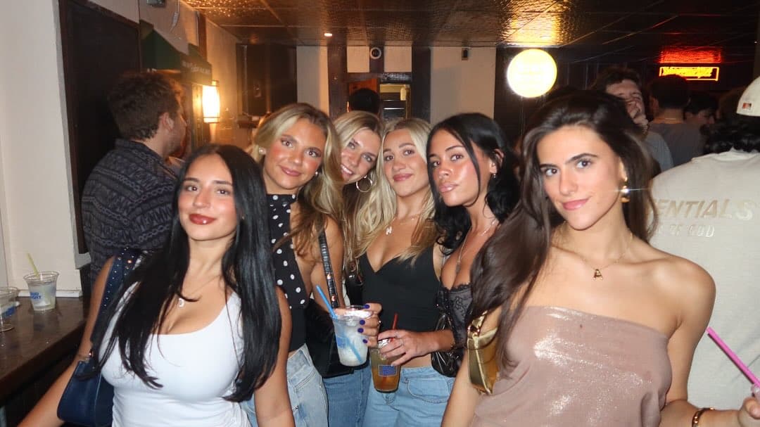 Friends at the bar